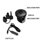 Multi-Purpose Electric Air Pump Without Valve Adaptors for Quickly Inflates/Deflates Sofa, Bed, Swimming Pool Tubes, Toys, Air Bags - Image 2