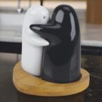 Salt and Pepper Seasoning and Spice Shakers Cute Plastic (2 Pcs Set) - Image 4