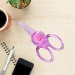 Single Child-Safe Plastic Scissor ?Safety Crafting Tool for Kids (Random Color) - Image 3