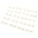Plastic Clips Stronger Tape Cable Manager Wire Manager Wire Clamp Wire Clips for Cable| Cable Organizer Cord Holder Cord Clips for Car, Office and Home