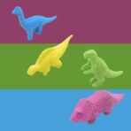 Shaped Erasers (4 Pc Set) ?Fun Novelty Erasers for Children's School Supplies & Homework - Image 3