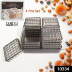 Multipurpose Gift Set, Dry fruit (4 Pcs Set / With Tray) - Image 2