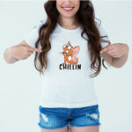 Designer Printed T-Shirt :: Design type - Chillin - Cloth type : Polyester