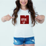 Designer Printed T-Shirt :: Design type - Airplane Mode On - Cloth type : Polyester