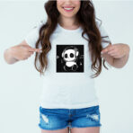 Designer Printed T-Shirt :: Design type - Black Panda - Cloth type : Polyester