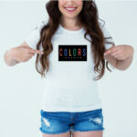 Designer Printed T-Shirt :: Design type - Colors In My Mind - Cloth type : Polyester