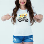 Designer Printed T-Shirt :: Design type - Ride For Soul - Cloth type : Polyester