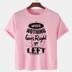 Pink Unisex Cotton Premium Quality Designer Printed T-Shirt