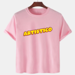 Pink Unisex Polyster Premium Quality Designer Printed T-Shirt