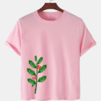 Pink Unisex Cotton Premium Quality Designer Printed T-Shirt