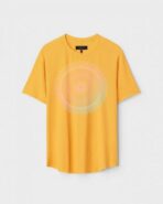 Yellow Unisex Polyster Regular Fit Printed Round Neck T-Shirt