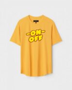 Yellow Unisex Polyster Regular Fit Printed Round Neck T-Shirt
