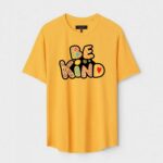 Yellow Unisex Polyster Regular Fit Printed Round Neck T-Shirt
